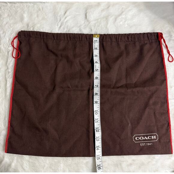 y2k COACH Brown Dust Bag - Picture 4 of 4
